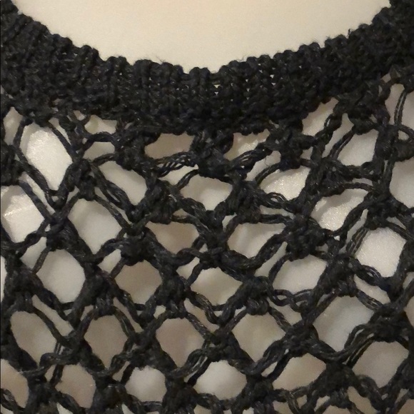 Black Fishnet Sweater Ralph Lauren NWT x/s Supply - Picture 3 of 8